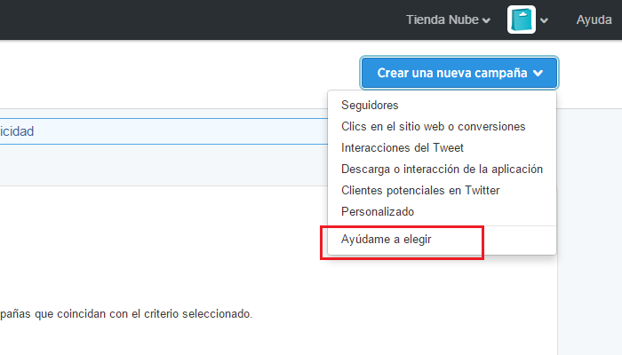 Anunciar tu tienda en Twitter